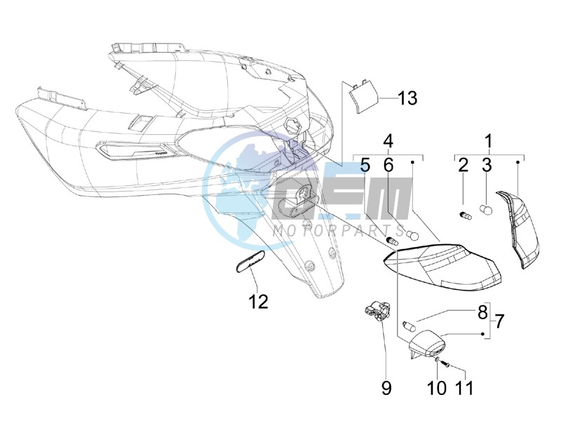 Tail light - Turn signal lamps