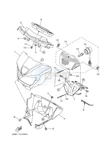 YFM700FWAD YFM70GPLJ GRIZZLY 700 EPS (B1AS) drawing HEADLIGHT 2