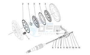 California Black Eagle 1100 drawing Clutch