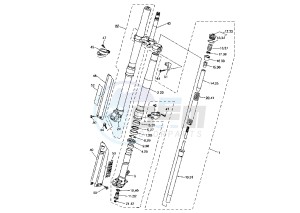 YZ F 250 drawing FRONT FORK