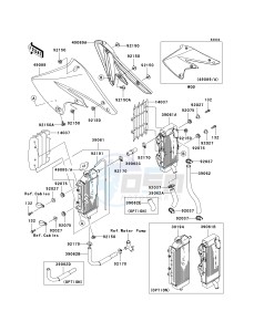 KX 250 N [KX250F] (N1) [KX250F] drawing RADIATOR