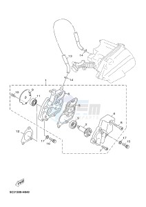 YN50FM NEO'S 4 (2CG4 2CG4) drawing WATER PUMP