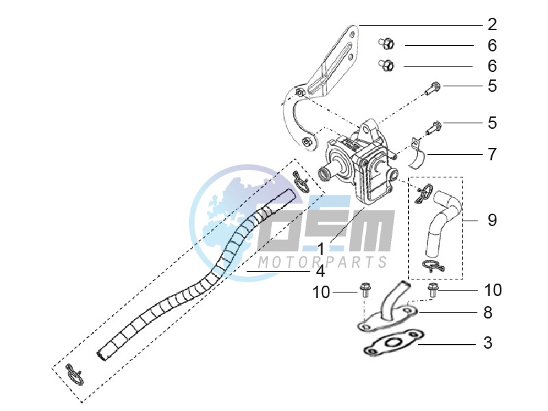 Secondary air control valve