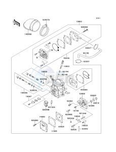 JH 750 E [SS] (E1-E2) [SS] drawing CARBURETOR