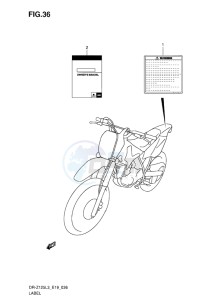 DR-Z125L EU drawing LABEL