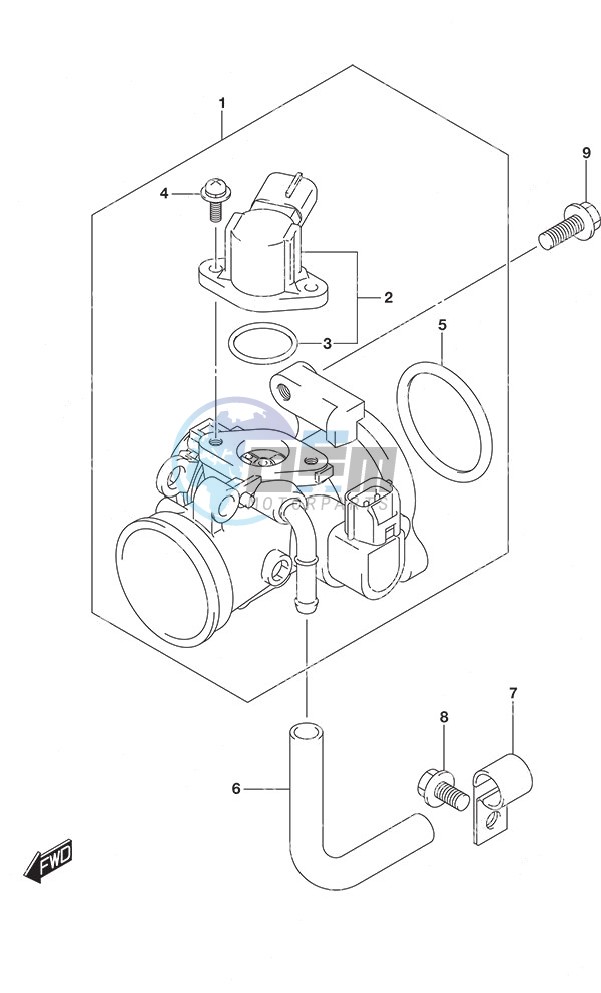 Throttle Body Non-Remote Control