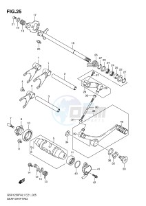 GSX1250FA (E21) drawing GEAR SHIFTING