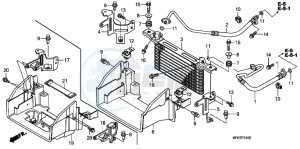 TRX500FPMB drawing OIL COOLER