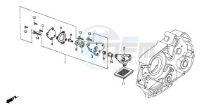 ST50 drawing OIL PUMP