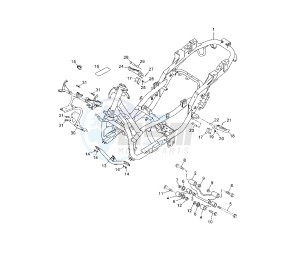 YP R X-MAX ABS 125 drawing FRAME