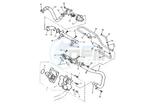 YZF R THUNDER CAT 600 drawing WATER PUMP