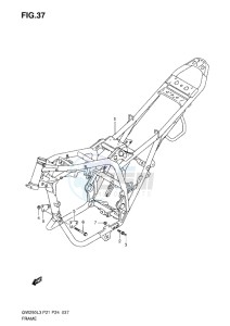 Inazuma GW250 drawing FRAME