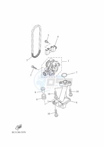 XTZ690 TENERE 700 (BEH1) drawing OIL PUMP