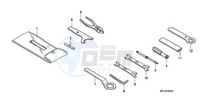 CBR1000RAA F / ABS CMF drawing TOOLS