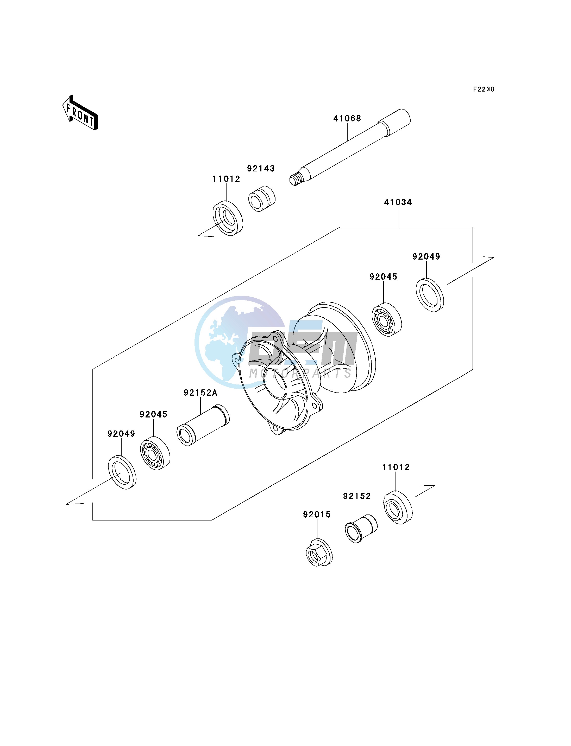 FRONT HUB