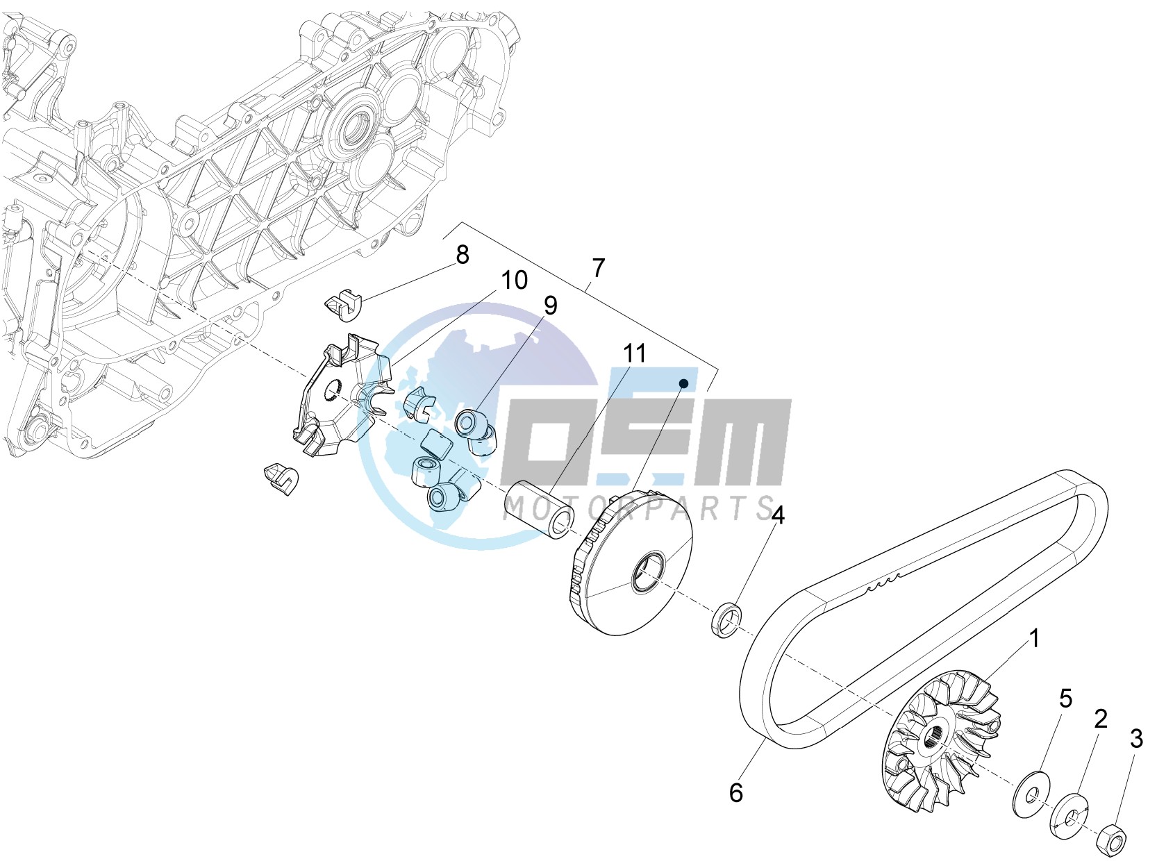 Driving pulley