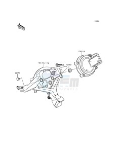 NINJA H2R ZX1000PGF EU drawing Meter(s)