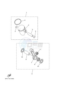 YZ85LW (1SNA 1SNC 1SPA 1SPC) drawing OPTIONAL PARTS 1