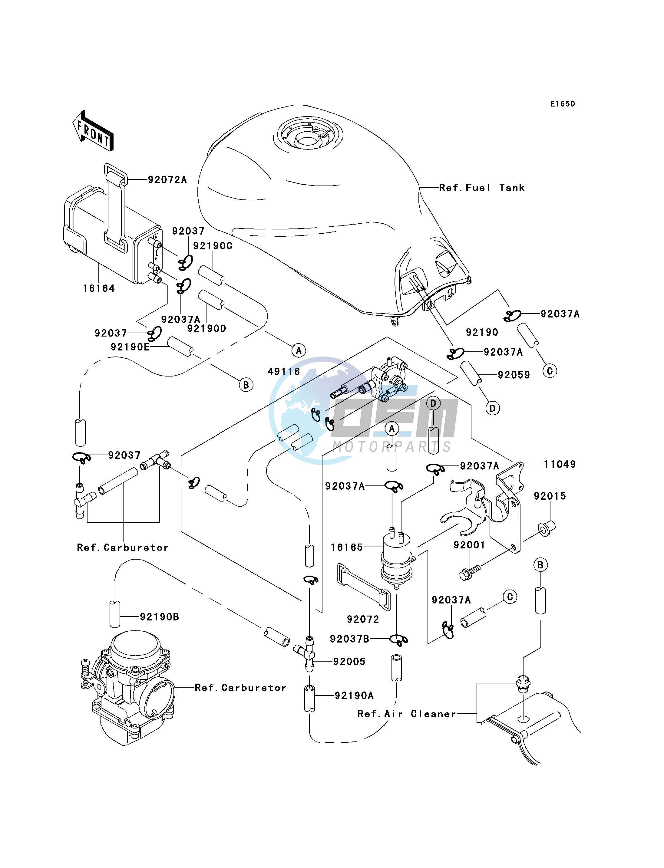 FUEL EVAPORATIVE SYSTEM