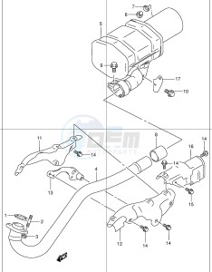 LT-F300 (E24) drawing MUFFLER