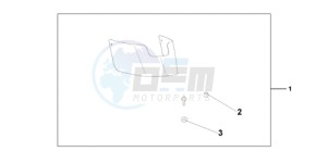 VT750CA9 Ireland - (EK / ST) drawing CHROME REAR FENDE