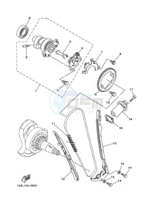 YFM700R (BCXS) drawing CAMSHAFT & CHAIN