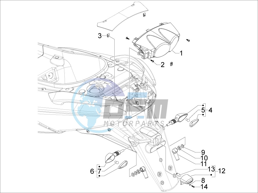 Tail light - Turn signal lamps