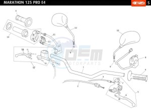 MARATHON-125-E4-PRO-REPLICA-SERIES-AUSTRIA-2018-MARATHON-125-E4-PRO-REPLICA-SERIES-YELLOW-BLACK drawing HANDLEBAR