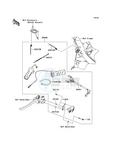 VERSYS KLE650CEF XX (EU ME A(FRICA) drawing Accessory(Grip Heater)