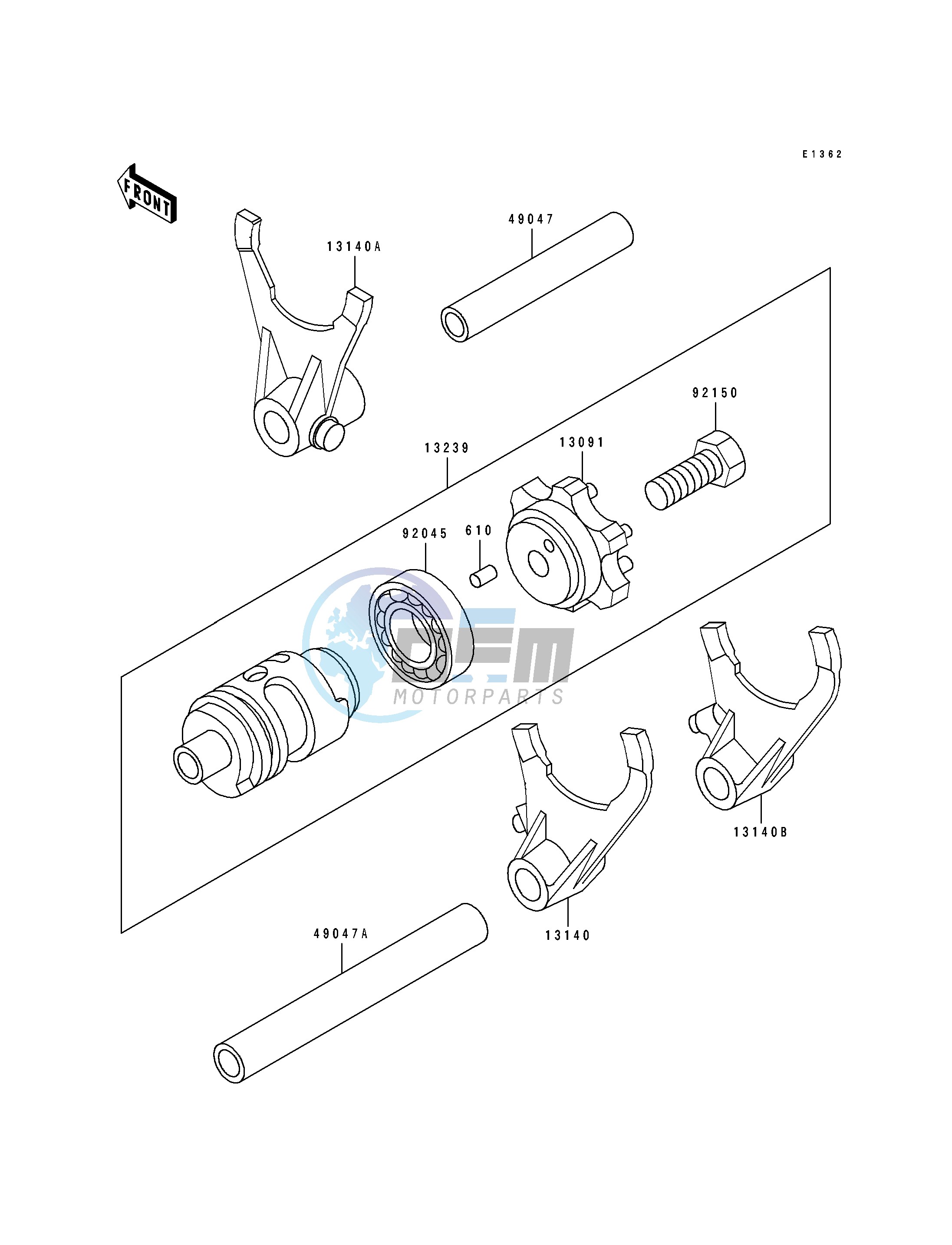 CHANGE DRUM_SHIFT FORK