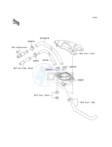 KVF 650 H [BRUTE FORCE 650 4X4I] (H7F-H8F) H7F drawing FUEL PUMP