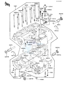 KZ 1000 K [LTD] (K1-K2) [LTD] drawing CRANKCASE