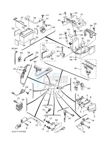 YFM700R YFM70RSBJ RAPTOR 700 (2LSE) drawing ELECTRICAL 1