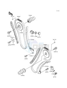 VN 800 A [VULCAN 800] (A1-A5) [VULCAN 800] drawing CAMSHAFT-- S- -_TENSIONER