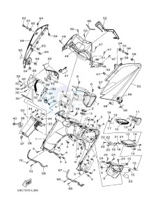 XP500A T-MAX T-MAX 500 (59CR) drawing LEG SHIELD