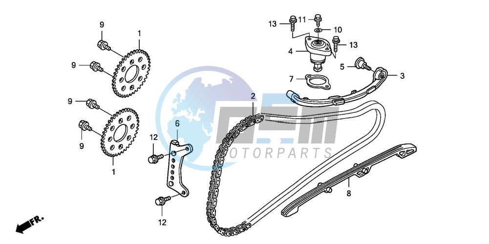 CAM CHAIN/TENSIONER