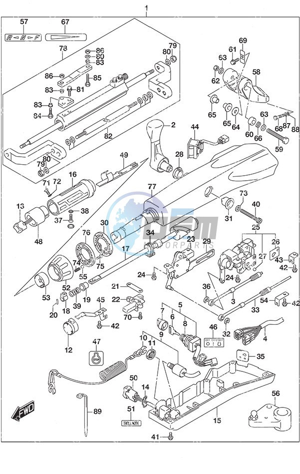 Tiller Handle