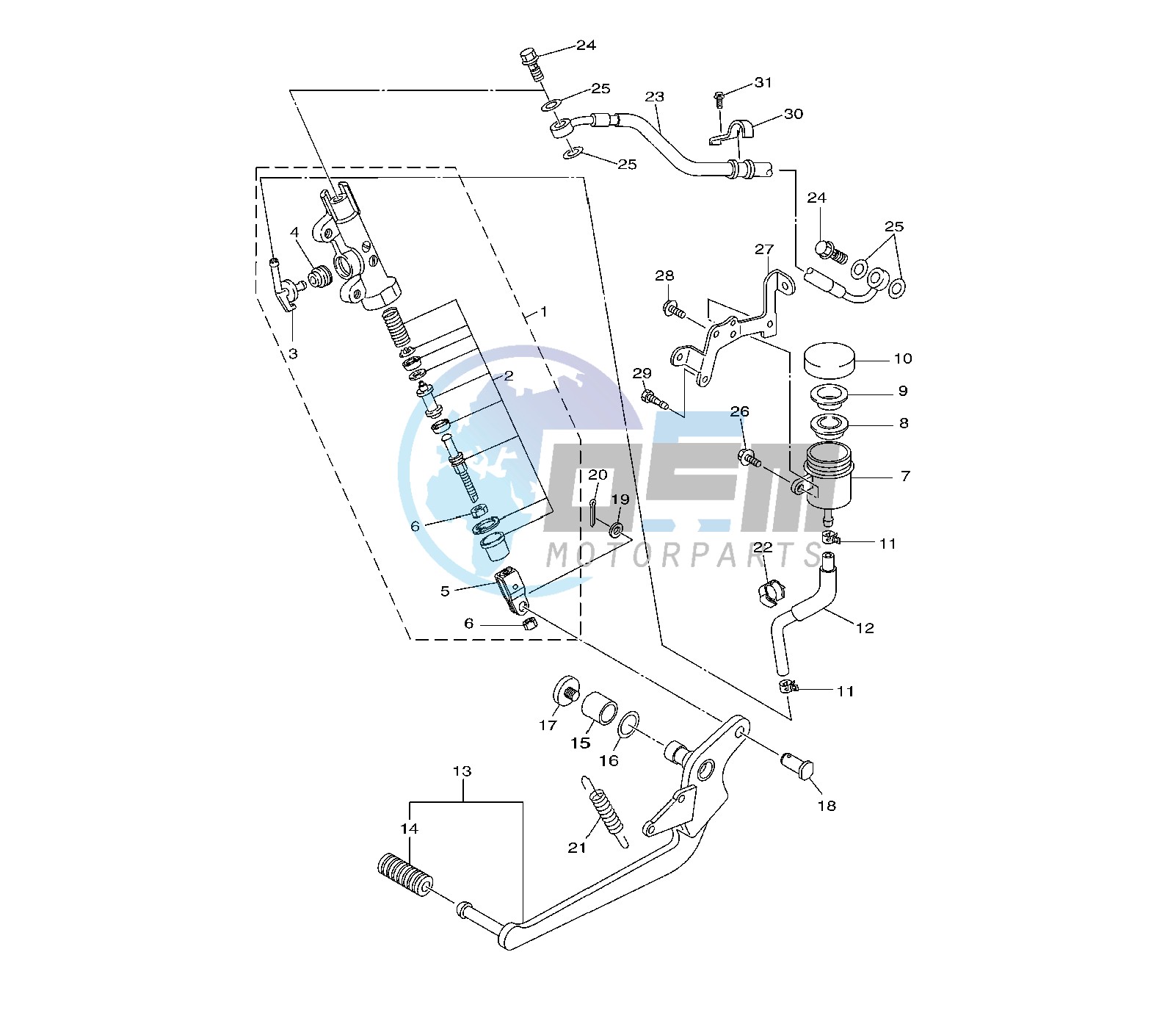 REAR MASTER CYLINDER