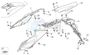 RXV 450-550 drawing Rear Body