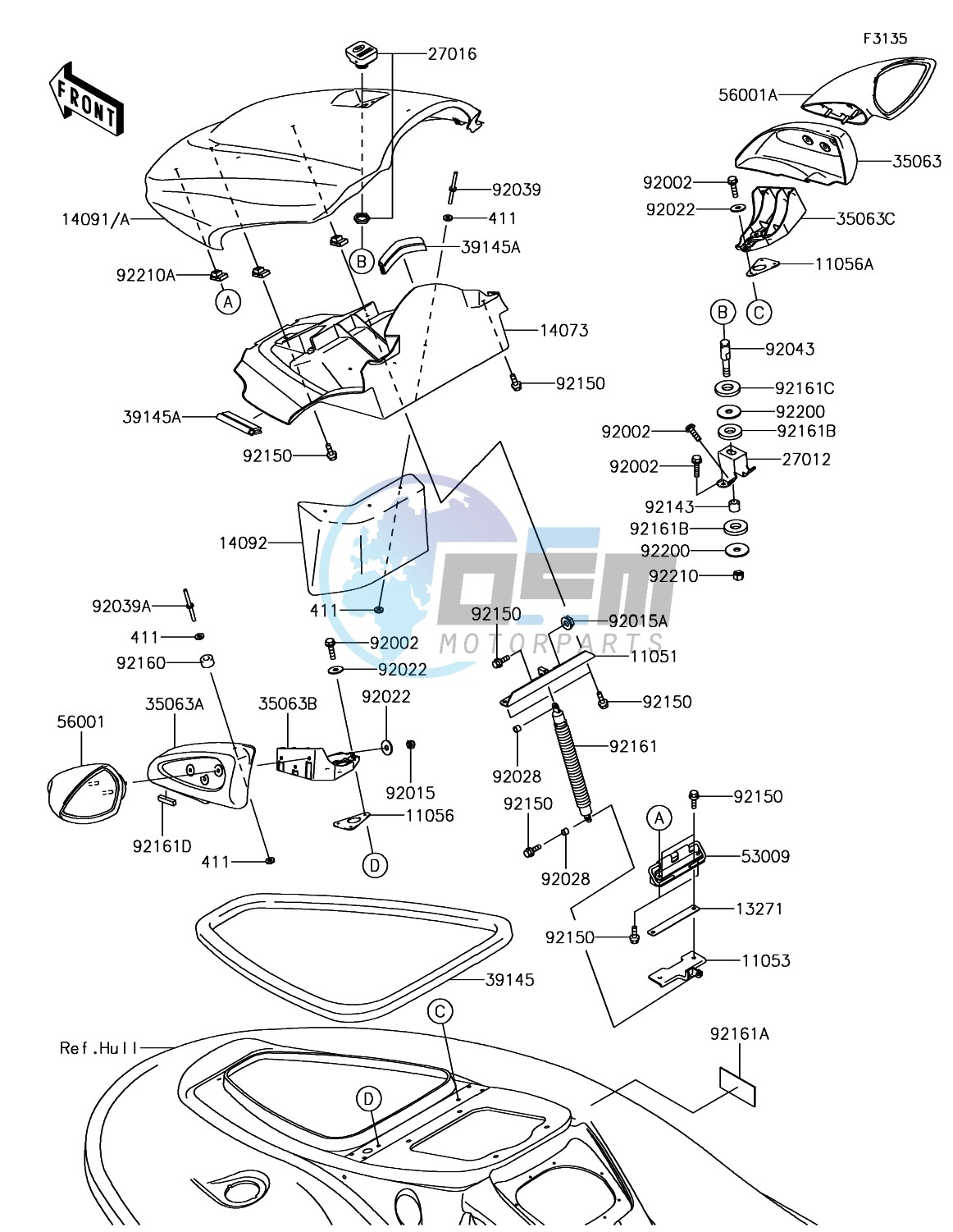 Hull Front Fittings