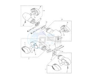 WR X 250 drawing FLASHER LIGHT