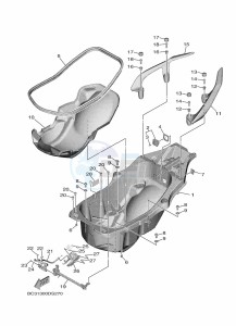 XP530-A TMAX SX ABS (BX3D) drawing SEAT 2