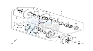 HD 200EVO EFI drawing CLUTCH