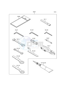 Z800 ABS ZR800DGF UF (UK FA) XX (EU ME A(FRICA) drawing Owner's Tools