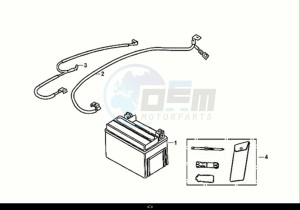 JET 14 125 LC ABS (E5) (XC12WZ-EU) (M1) drawing BATTERY - TOOL BOX