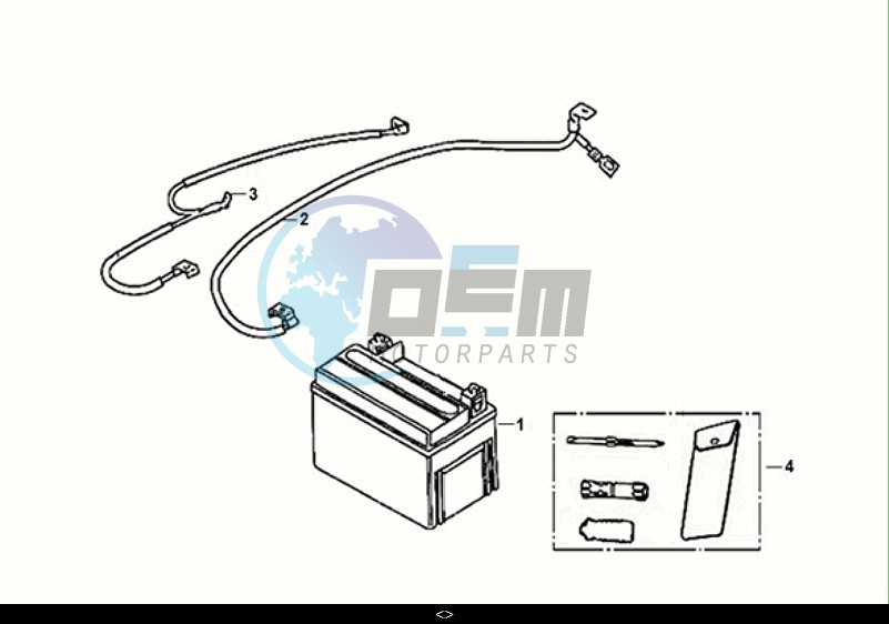 BATTERY - TOOL BOX