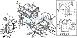 CBR600SE drawing CRANKCASE