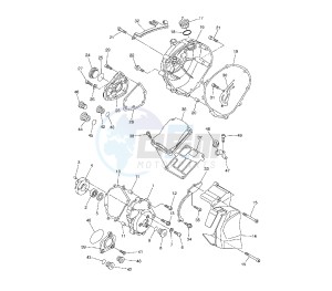 FZ1 1000 drawing CRANKCASE COVER