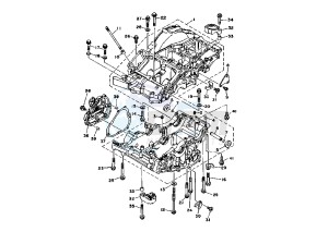 TDM 850 drawing CRANKCASE