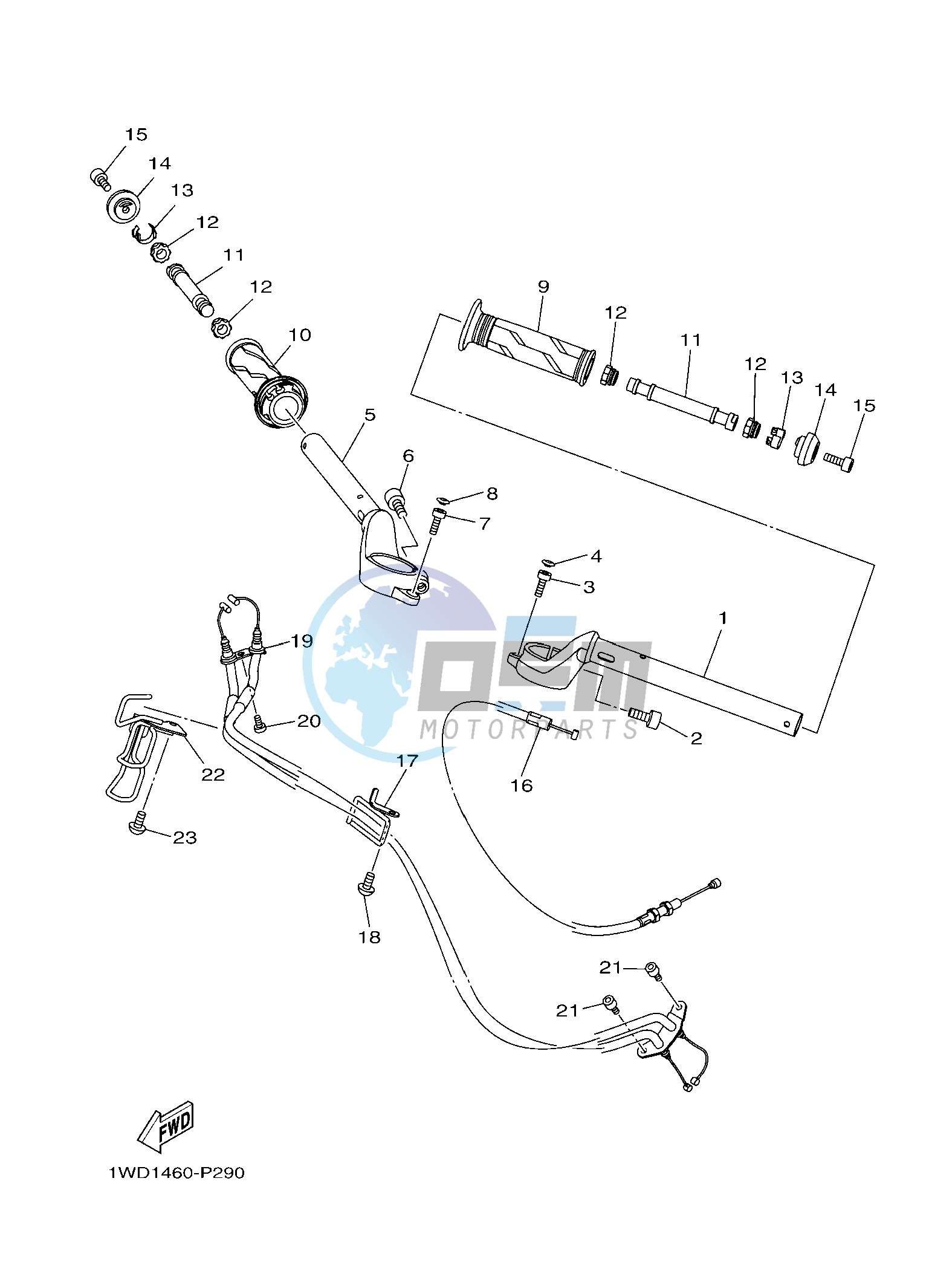 STEERING HANDLE & CABLE